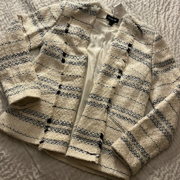 Express Jackets & Blazers - Express Draped Knit Slouchy Blazer NWT